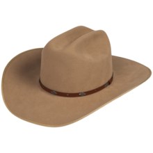 52%OFF メンズカウボーイハット ベイリーWhiskinウールウエスタンハットフェルト - （男性と女性のための）革帽子のリボン Bailey Whiskin Wool Felt Western Hat - Leather Hatband (For Men and Women)画像